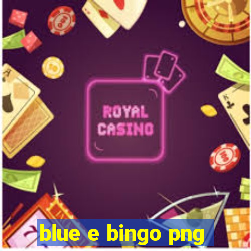 blue e bingo png